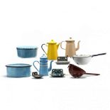 A Selection of Ten Utilitarian Enamel and Graniteware