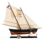 Replica Model Sailboat, "Katy of Norfolk"