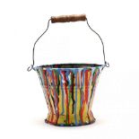 Drip-Painted Pail (featured in a Bob Timberlake painting)