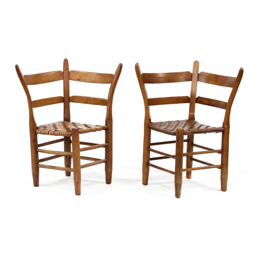 Two Southern Officer's Corner Chairs