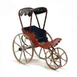 Vintage Painted Doll Cart