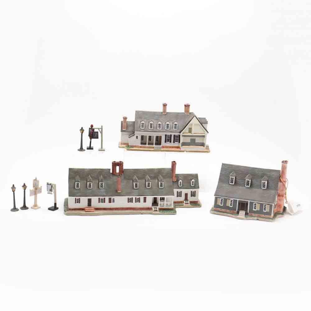 Lang & Wise Ceramic Historic Home Collection Ten Pieces - Image 5 of 12