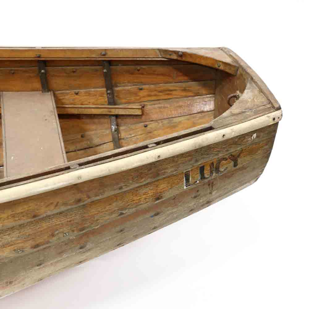 A Small Vintage Wood Dinghy and Paddles, "Lucy" - Image 6 of 7