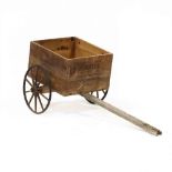 Vintage Explosives Crate on Cart