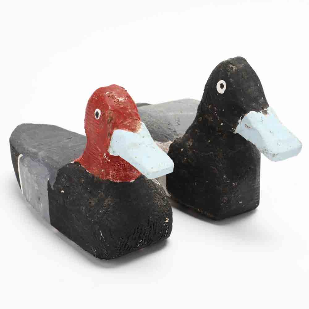 Three Paint Decorated Small Decoys - Image 3 of 6