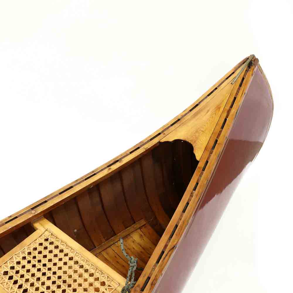 Antique Old Town 17.5 Foot Wood Canoe - Image 5 of 7
