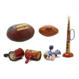 Six Vintage Toys