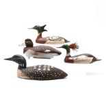 A Group of Four Decoys