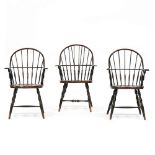 Bob Timberlake Studio, Three Windsor Armchairs