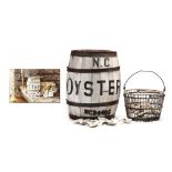 Bob Timberlake (NC, born 1937), NC Oysters, with the Featured Oyster Barrel and