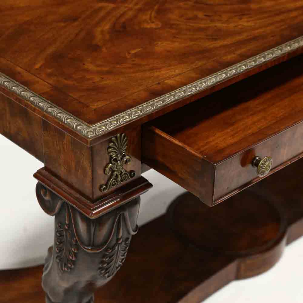 Theodore Alexander, Italianate Mahogany and Ormolu Library Table - Image 4 of 5