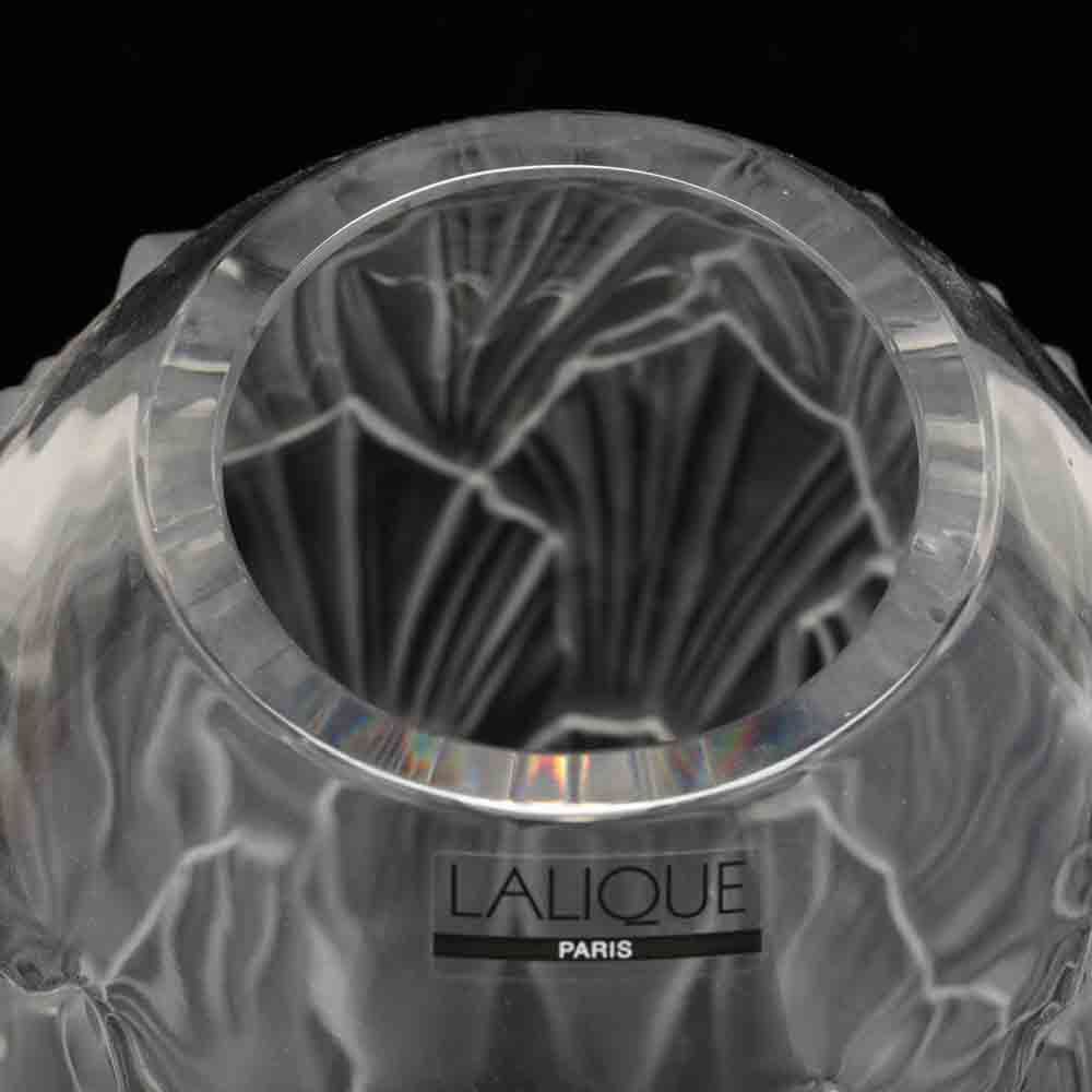 Lalique Sandrift Crystal Vase - Image 2 of 4