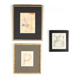 Three Contemporary Works on Paper