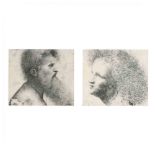 Two Prints in Profile after Old Master Drawings