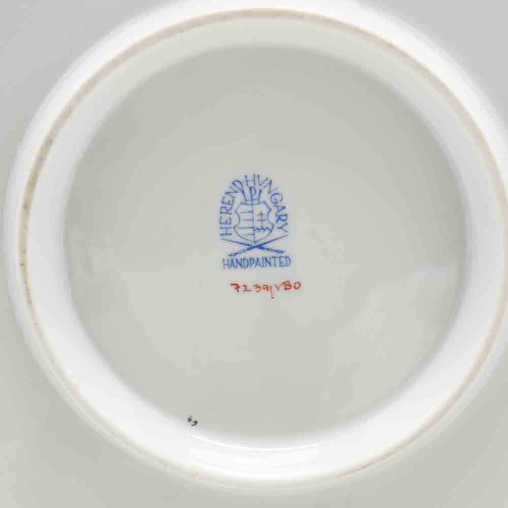 Three Herend Porcelain Cachepots "Queen Victoria" - Image 6 of 6