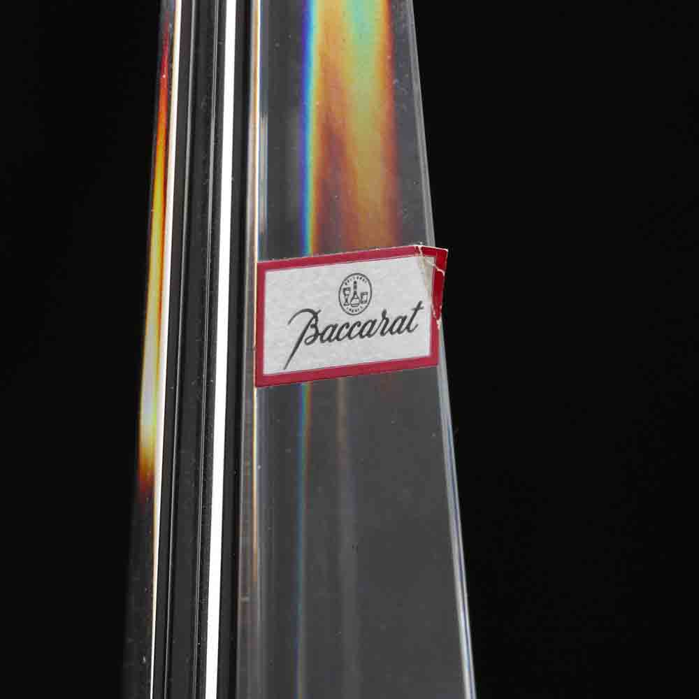 Baccarat, Three Crystal Obelisks - Image 3 of 4