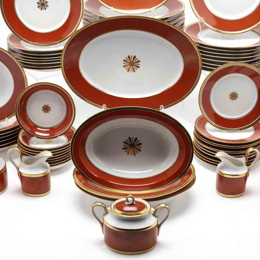 Richard Ginori Dinner Service "Visconte Red" (66 Pieces) - Image 5 of 18