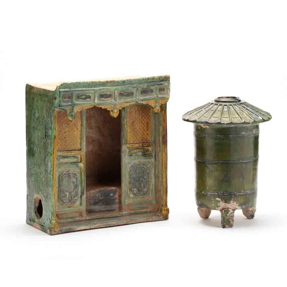 Two Chinese Han Dynasty Style Funerary Items