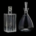 Lalique, Two Crystal Decanters