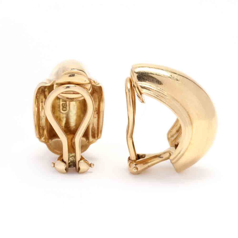 18KT Gold Earrings, Paloma Picasso for Tiffany & Co. - Image 2 of 3