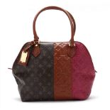 Tri-Color Block Monogram Tote, Louis Vuitton