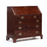 Virginia Chippendale Walnut Slant Front Desk