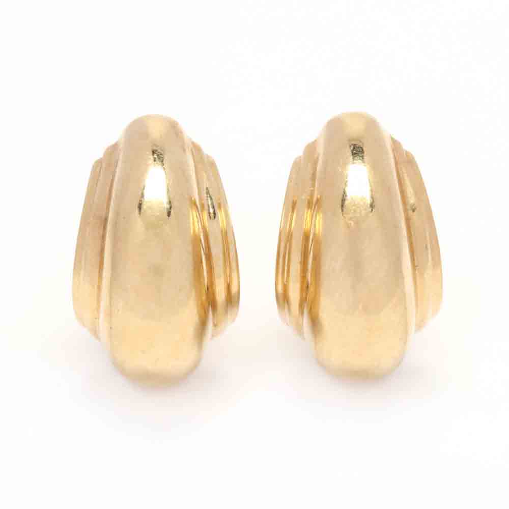 18KT Gold Earrings, Paloma Picasso for Tiffany & Co.