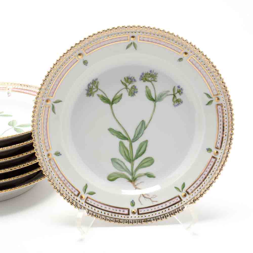 (16) Pieces of Royal Copenhagen Flora Danica Porcelain - Image 25 of 38