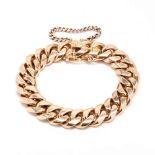 18KT Gold Curb Link Bracelet