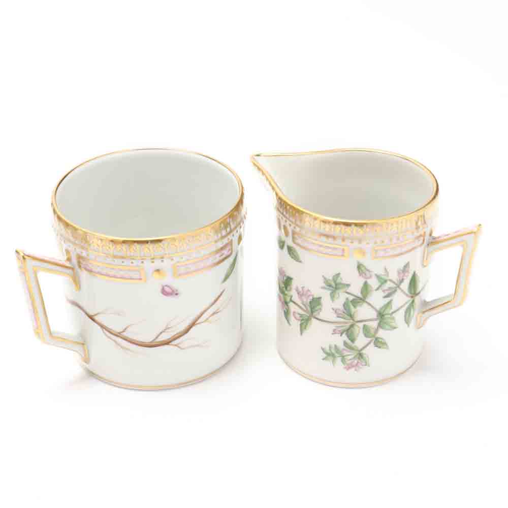 (16) Pieces of Royal Copenhagen Flora Danica Porcelain - Image 6 of 38