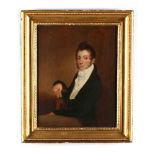 Att. Cephas Thompson (MA, 1775-1856), Portrait of a Young Man