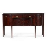 Southern Federal Inlaid Mahogany Sideboard