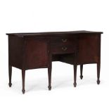 Mid-Atlantic Federal Mahogany Inlaid Serpentine Front Sideboard