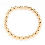 14KT Gold Ball Bead Necklace