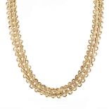 14KT Gold Woven Necklace