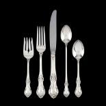 International Wild Rose Sterling Silver Flatware Service