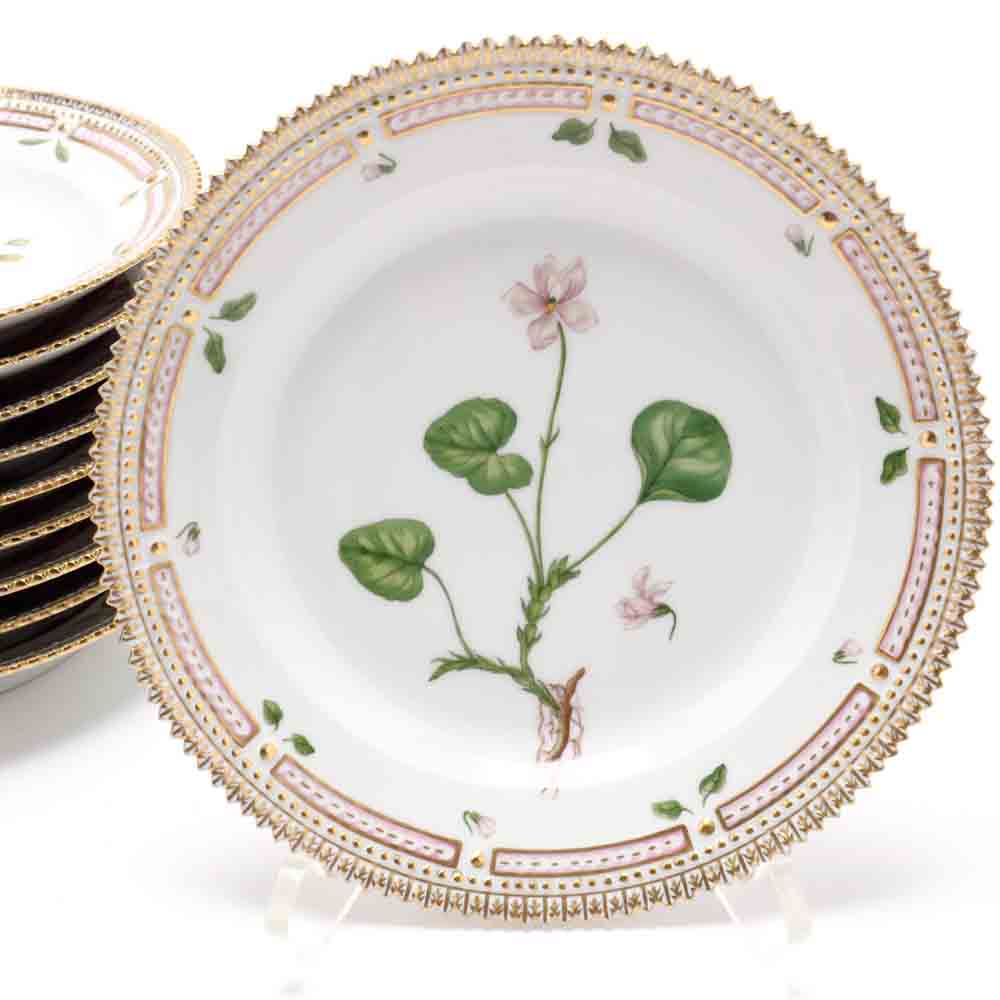 (16) Pieces of Royal Copenhagen Flora Danica Porcelain - Image 19 of 38