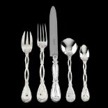 Puiforcat Royal 1st Standard Silver Flatware Service