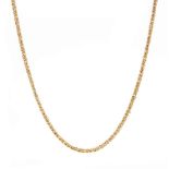 18KT Gold Fancy Link Chain Necklace