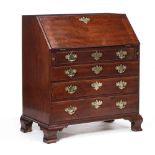 Southern Chippendale Mahogany Slant Front Desk