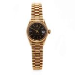 Lady's 18KT Gold Oyster Perpetual Datejust Watch, Rolex