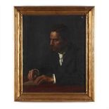 William Wallace Gilchrist Jr. (NY/ME, 1879-1926), Portrait of a Man at a Desk