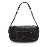 Vintage Front Pocket Shoulder Bag, Chanel