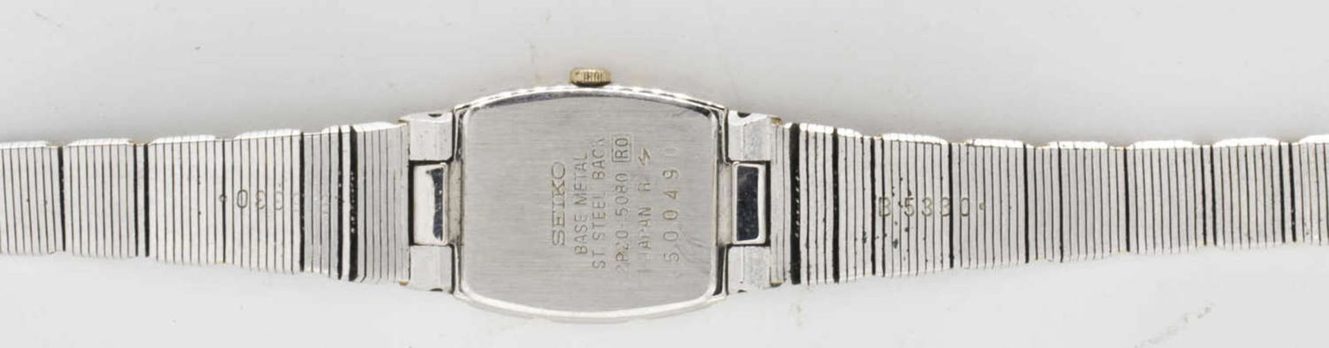 Seiko women's wristwatch 2P20-5080. bicolor. - Image 2 of 2