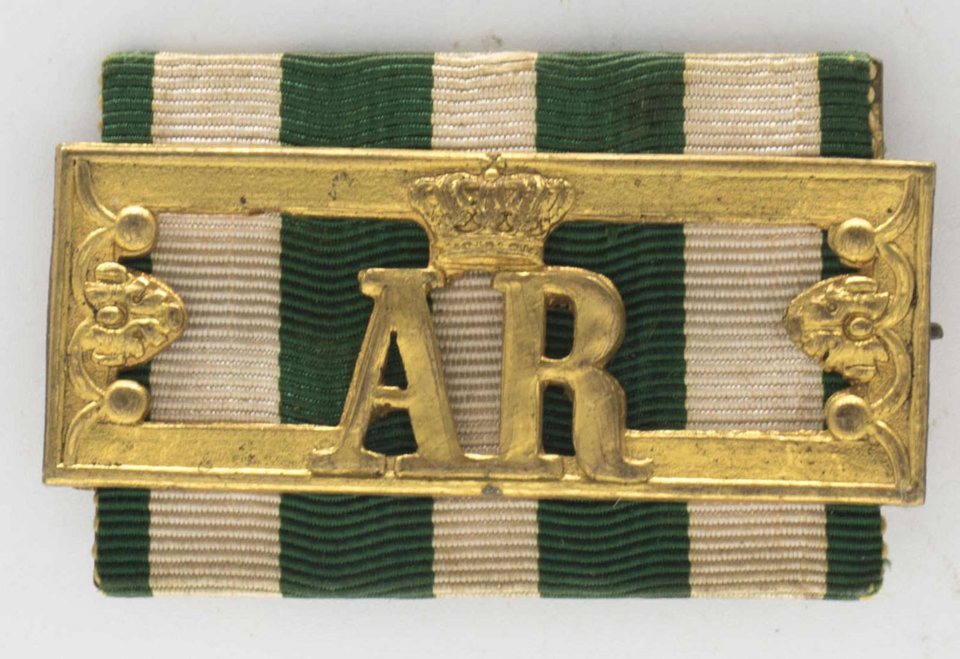 Saxony 1874 Landwehr service award.