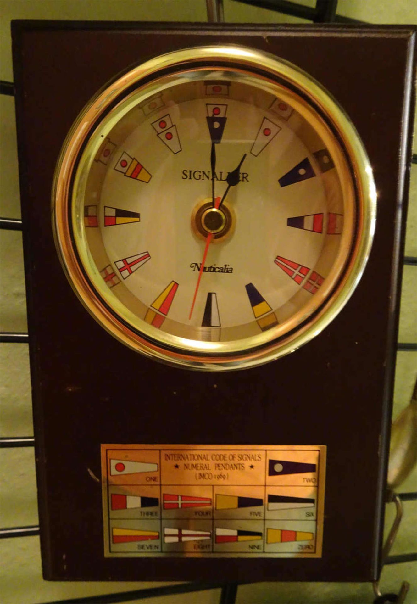 Signal ship's clock, quartz, 24x15 cm