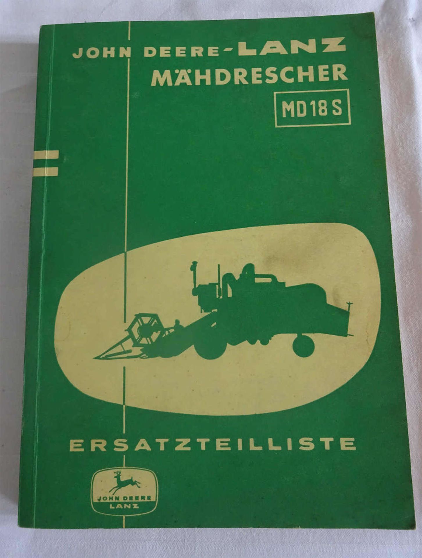 John Deere - Lanz combine harvester MD 18S, spare parts list, February 1961