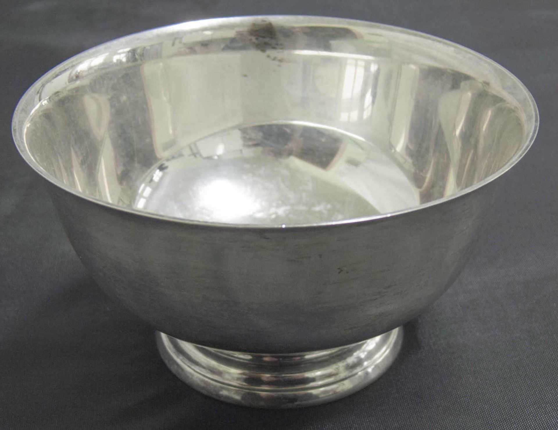 Silver bowl, hallmarked with Gorham Sterling, 41657, P.Revere, Reproduction. Weight approx. 236 gr.