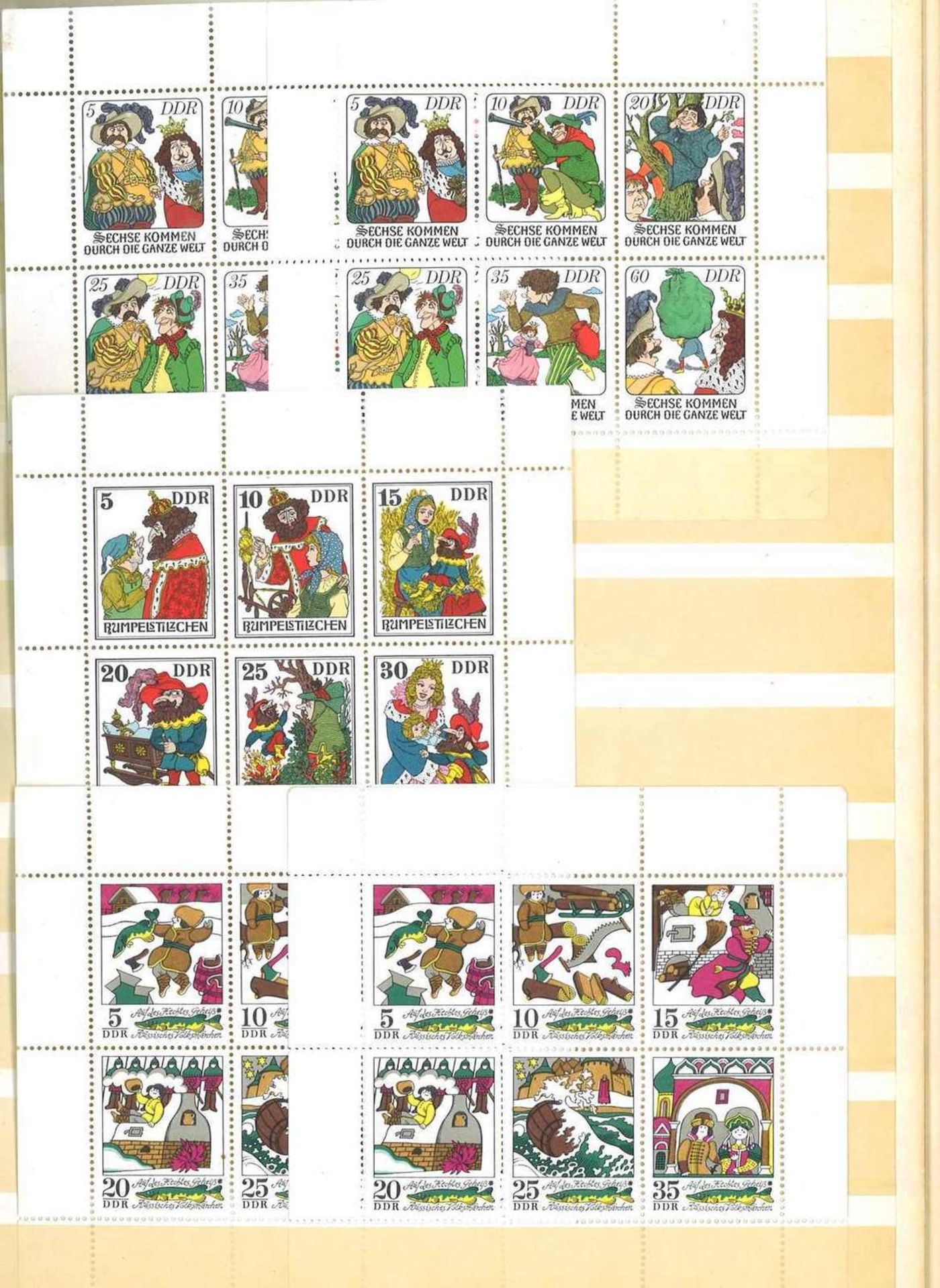 GDR duplicate album, many blocks, miniature sheets, overprints, etc. - Bild 3 aus 3