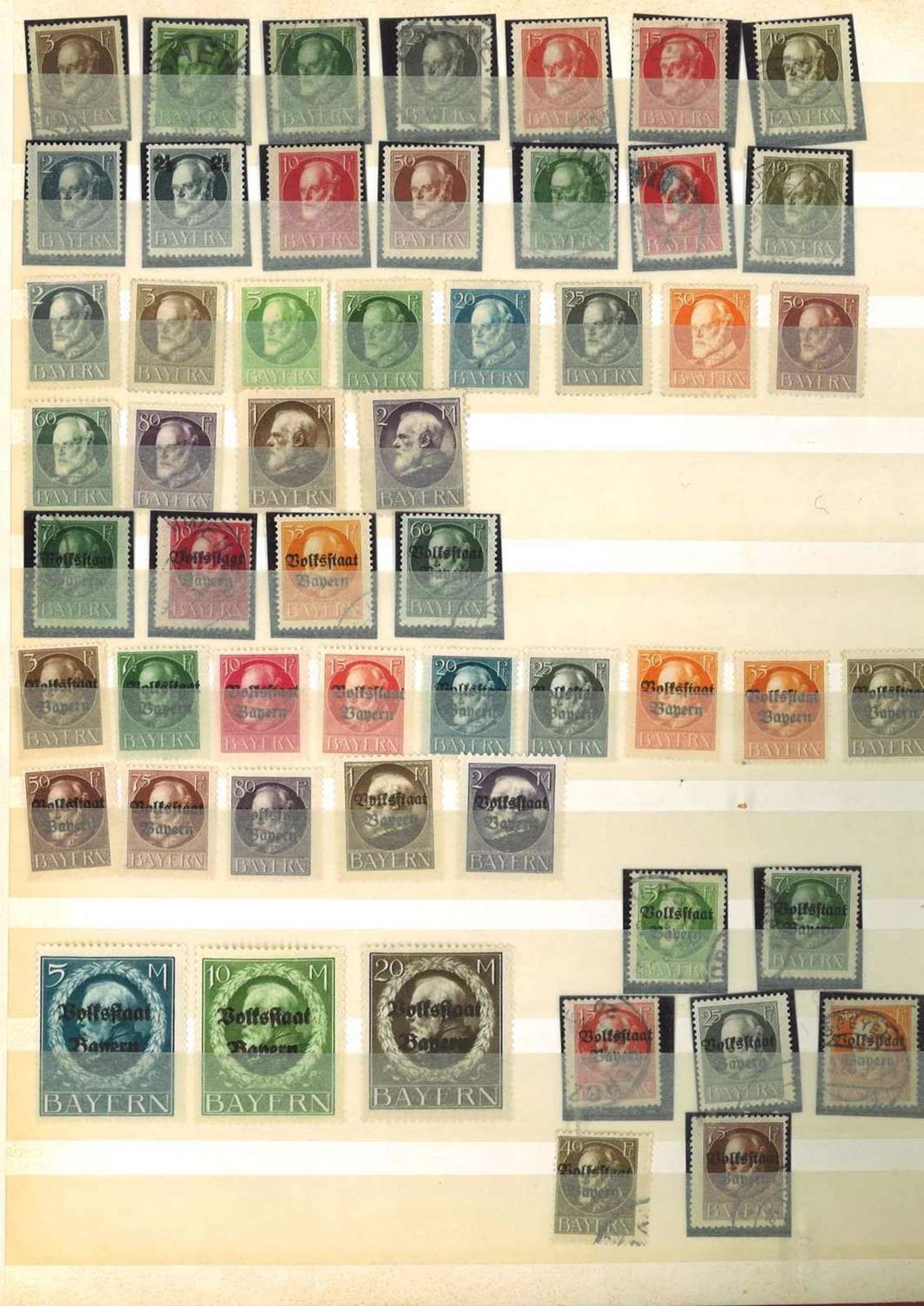 half-filled duplicate album German Empire and Old Germany (Bavaria and Württemberg), what for the - Bild 3 aus 8